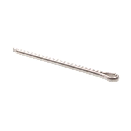 Prime-Line Extended Prong Cotter Pin, 1/8 in Dia, 3 in L, Stainless Steel, 10 PK 9085640